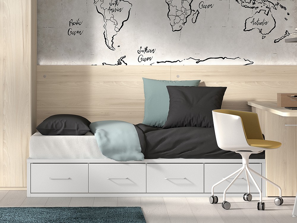 Cama compacta con led F110