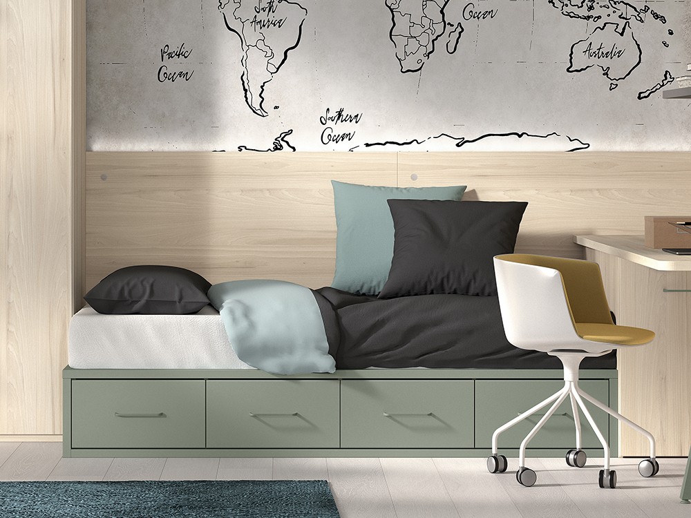 Cama compacta con led F110