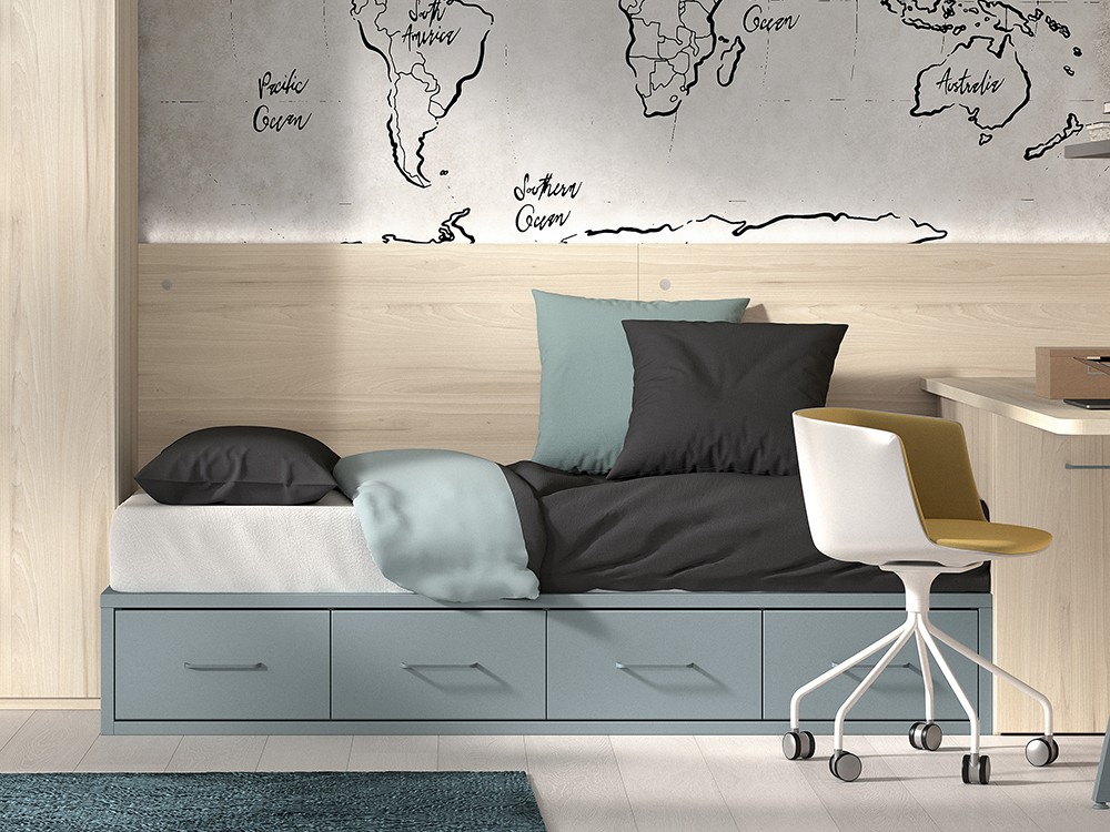 Cama compacta con led F110