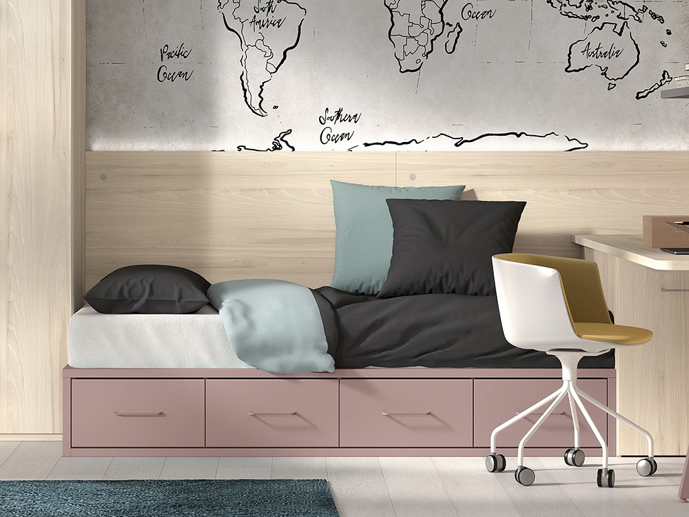 Cama compacta con led F110