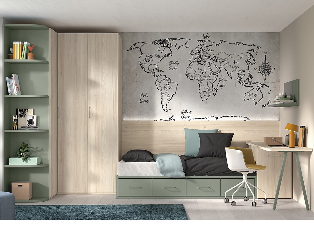 Cama compacta con led F110