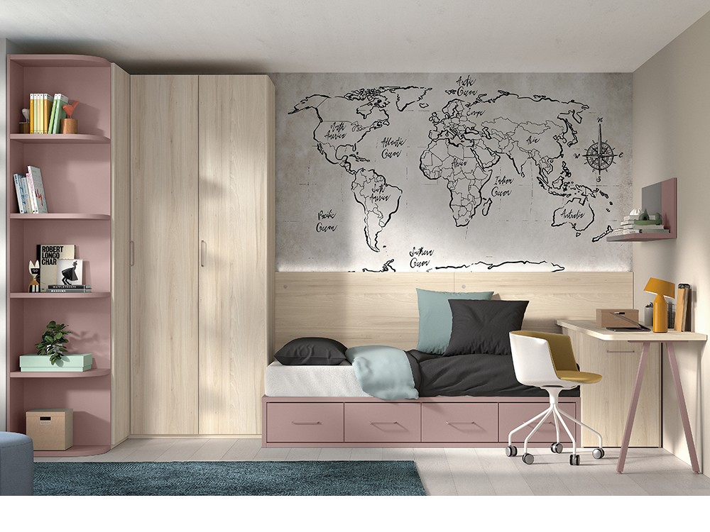 Cama compacta con led F110