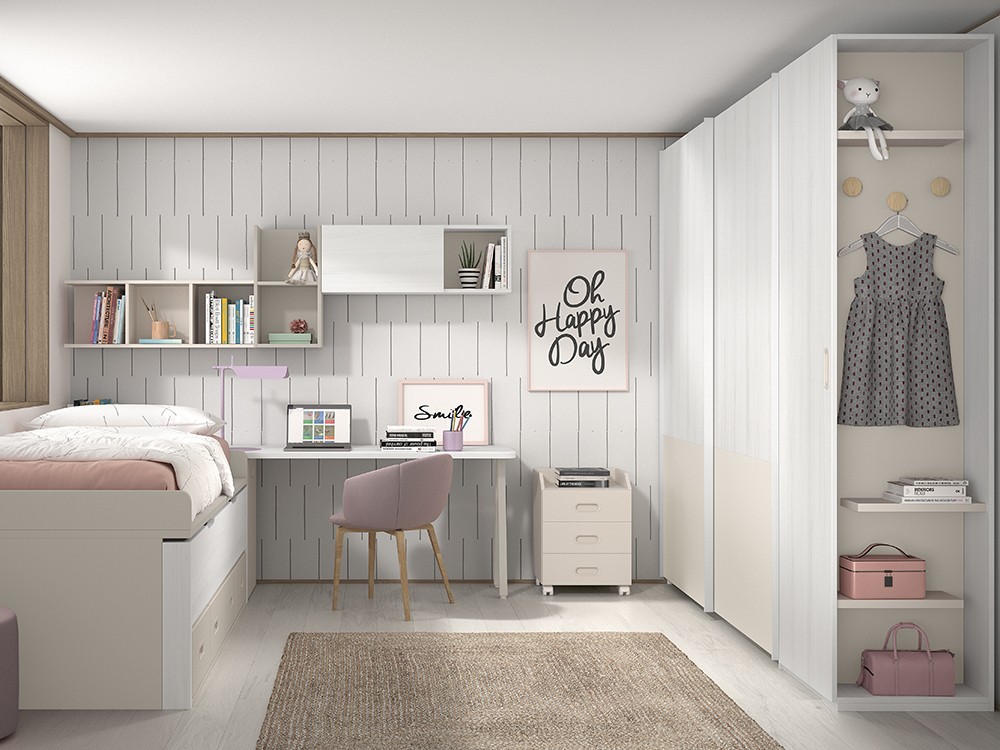 Bicama con cajones y nido F012