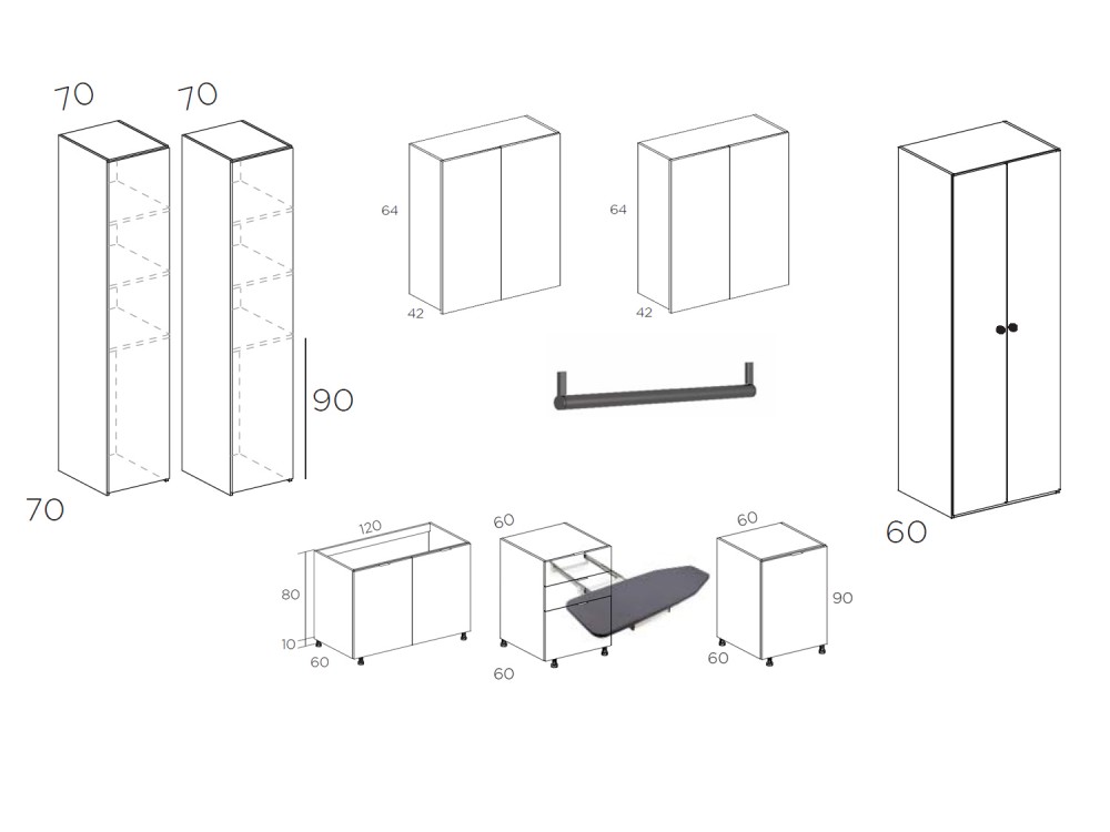 Armario para lavandería New Home