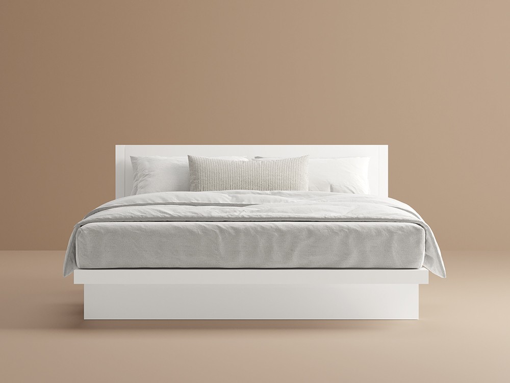 Cama AD de madera en acabado chapa natural o lacado de la colección Night Collection Besform