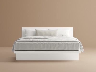 Cama AD de madera en acabado chapa natural o lacado de la colección Night Collection Besform