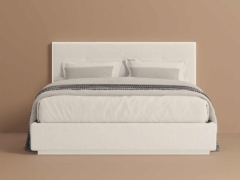 Dormitorio con cabecero Mitra tapizado NC 06