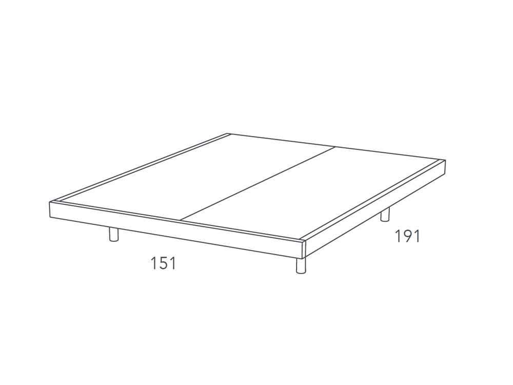 Medidas de la base Neu Night Collection de Besform
