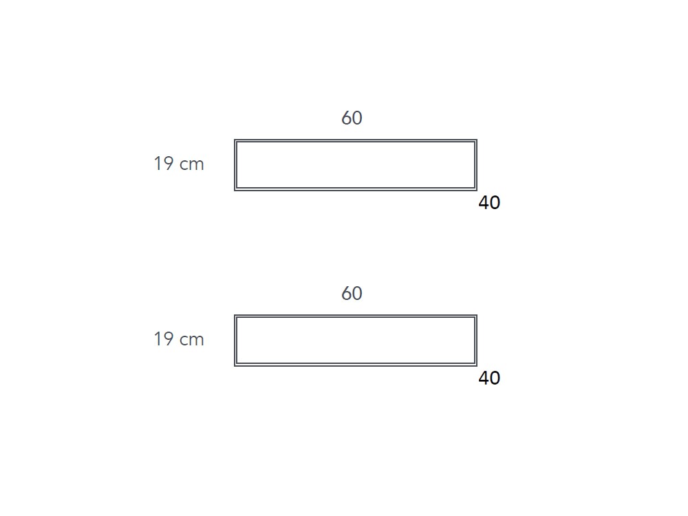 Medidas de las mesitas de noche Night Collection de Besform