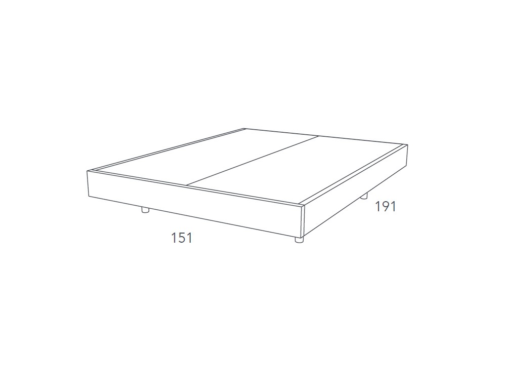 Medidas de la base Neu Night Collection de Besform