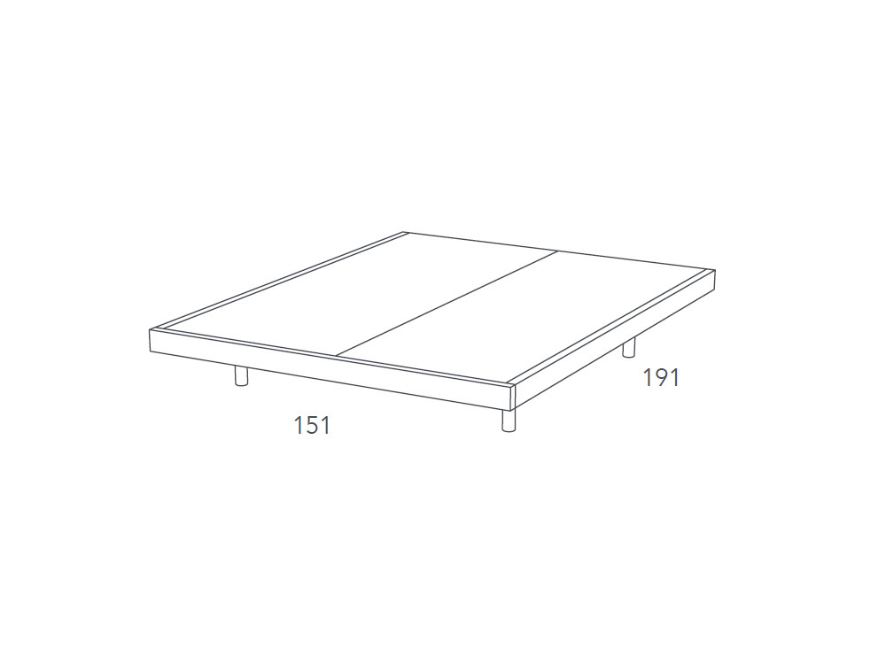 Medidas de la base Neu Night Collection de Besform