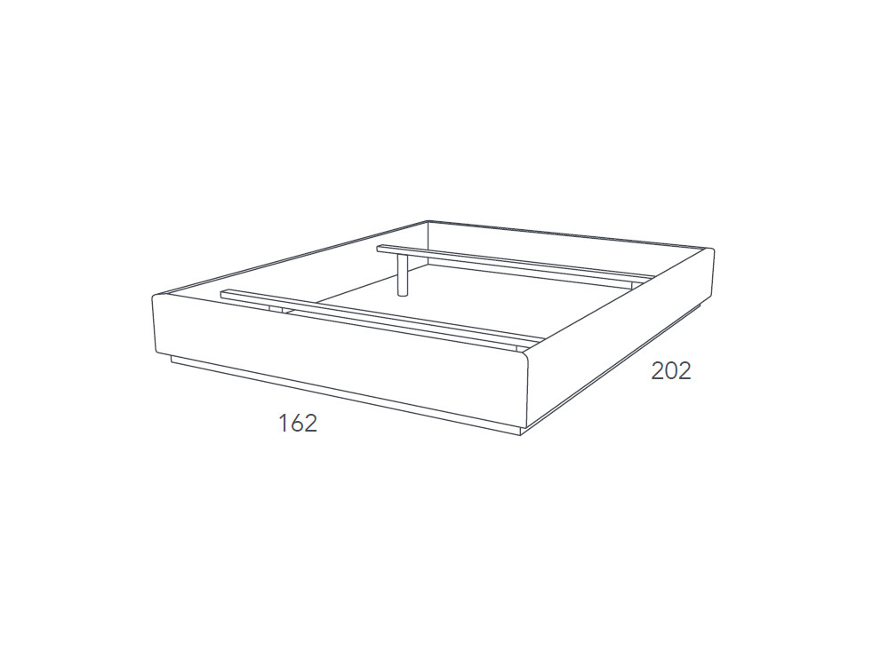 Medidas del aro tapizado Night Collection de Besform