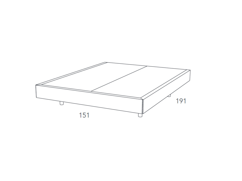 Medidas del base Meet Night Collection de Besform