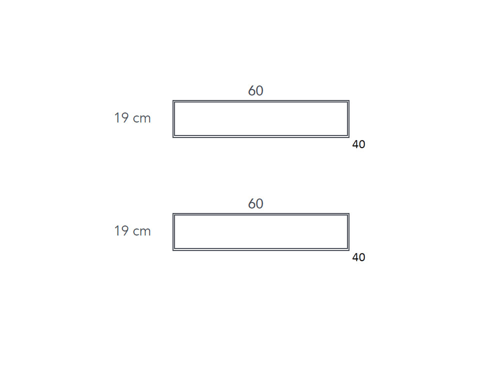 Medidas de las mesitas de noche Night Collection de Besform