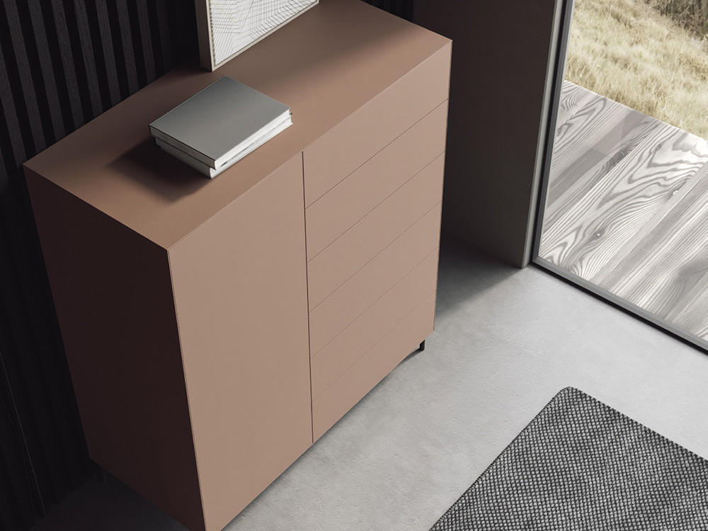 Mueble zapatero en acabado lacado que puedes personalizar Mitra Night Collection Besform