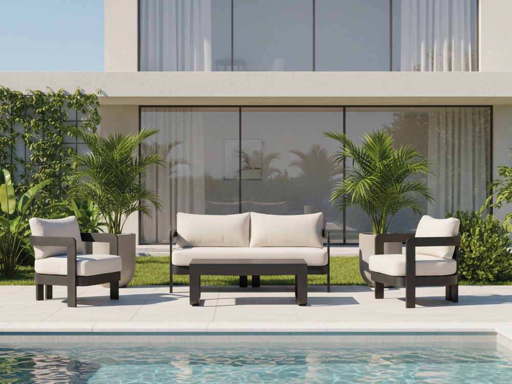 Set Córcega Black para terraza o jardín de Majestic Garden