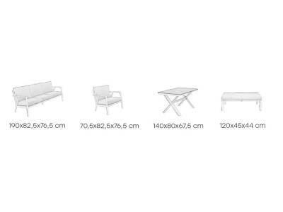 Set muebles para exterior Dili