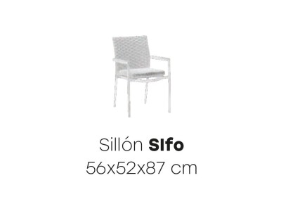 Silla de comedor exterior Sifo de Majestic