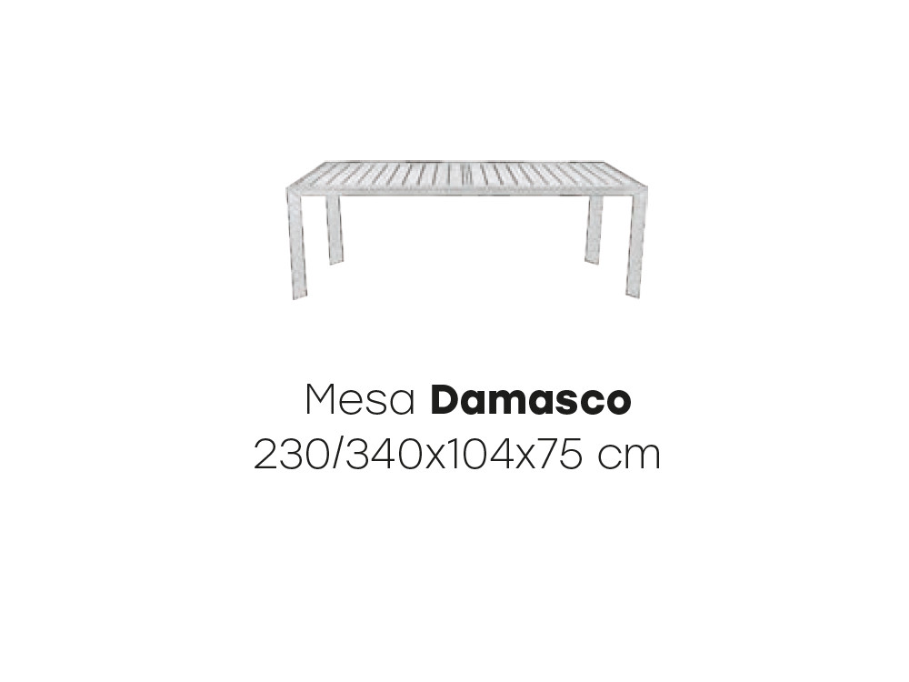Mesa extensible Damasco