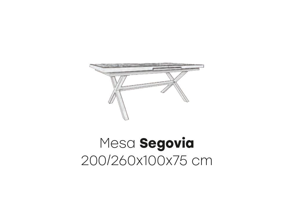 Mesa extensible Segovia
