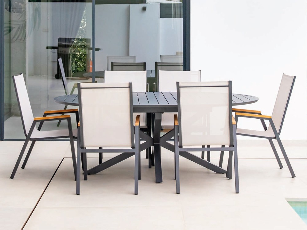 Mesa extensible para exterior Madeira Majestic