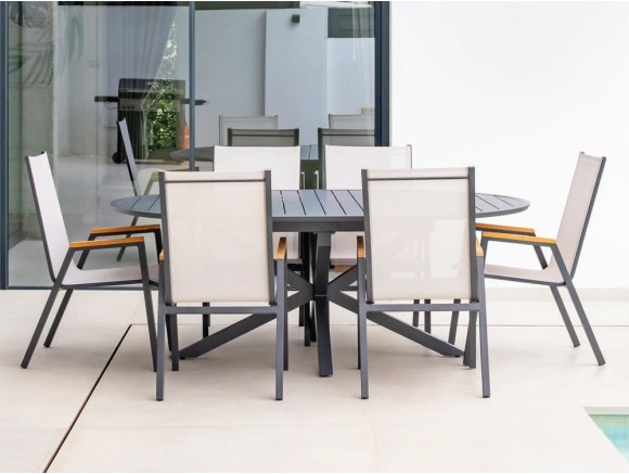 Mesa extensible para exterior Madeira Majestic