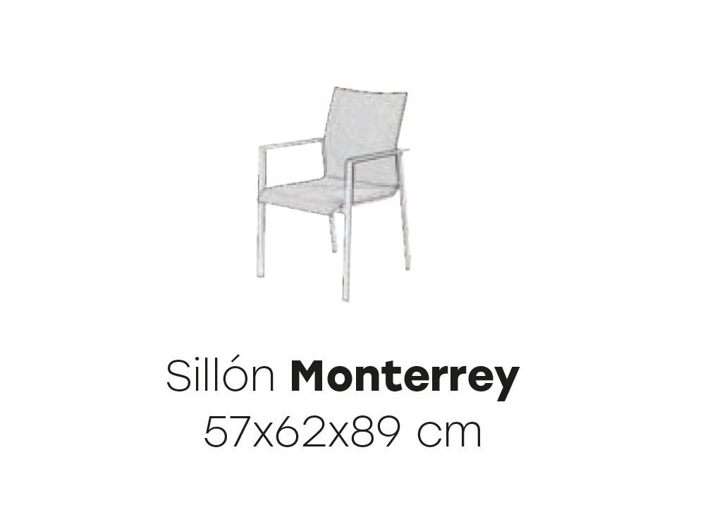 Silla apilable Monterrey