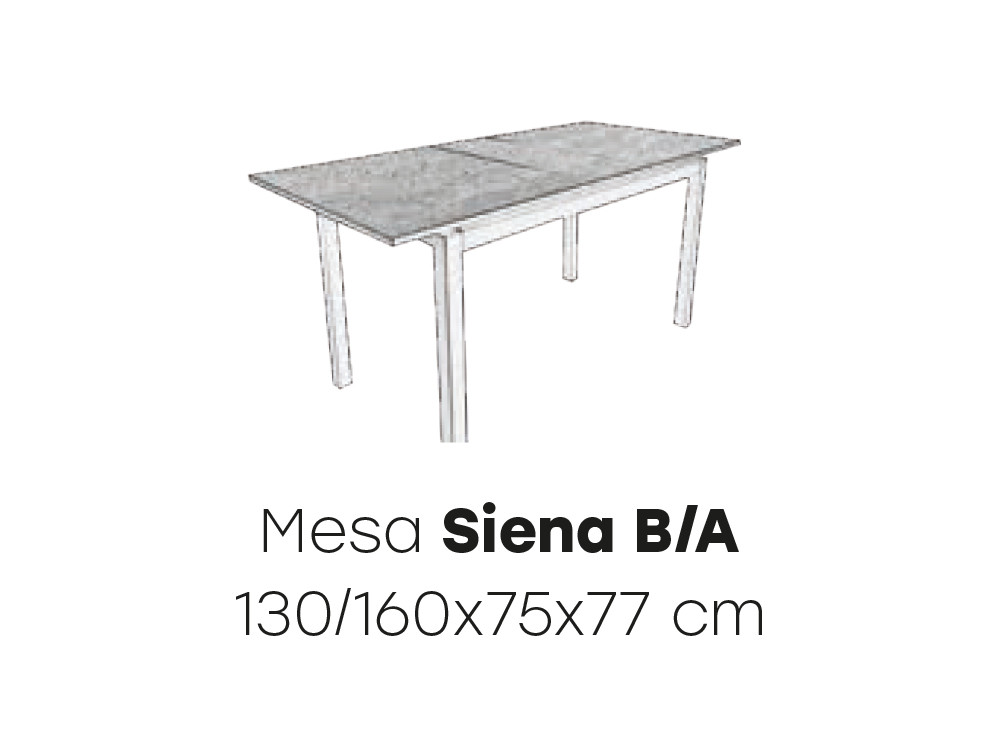 Mesa extensible Siena