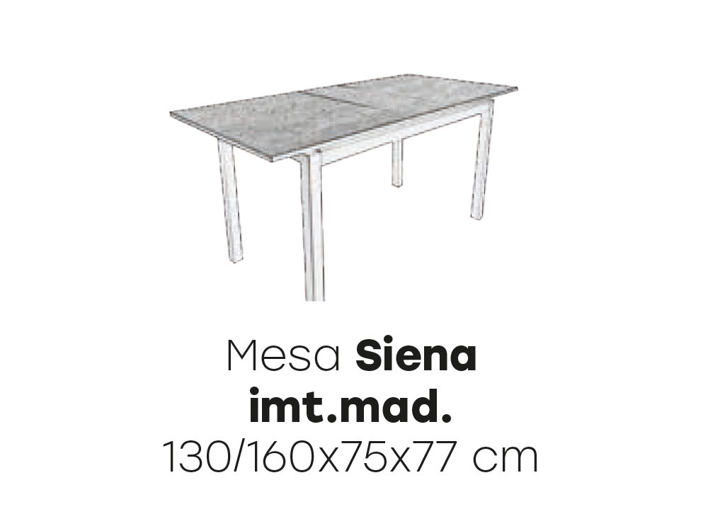 Mesa extensible Siena