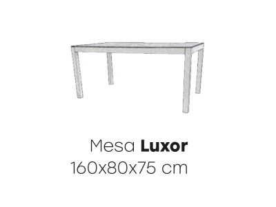 Mesa para exterior Luxor Majestic