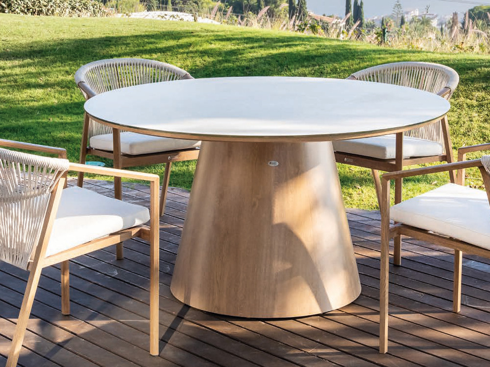 Mesa redonda Haití Wood