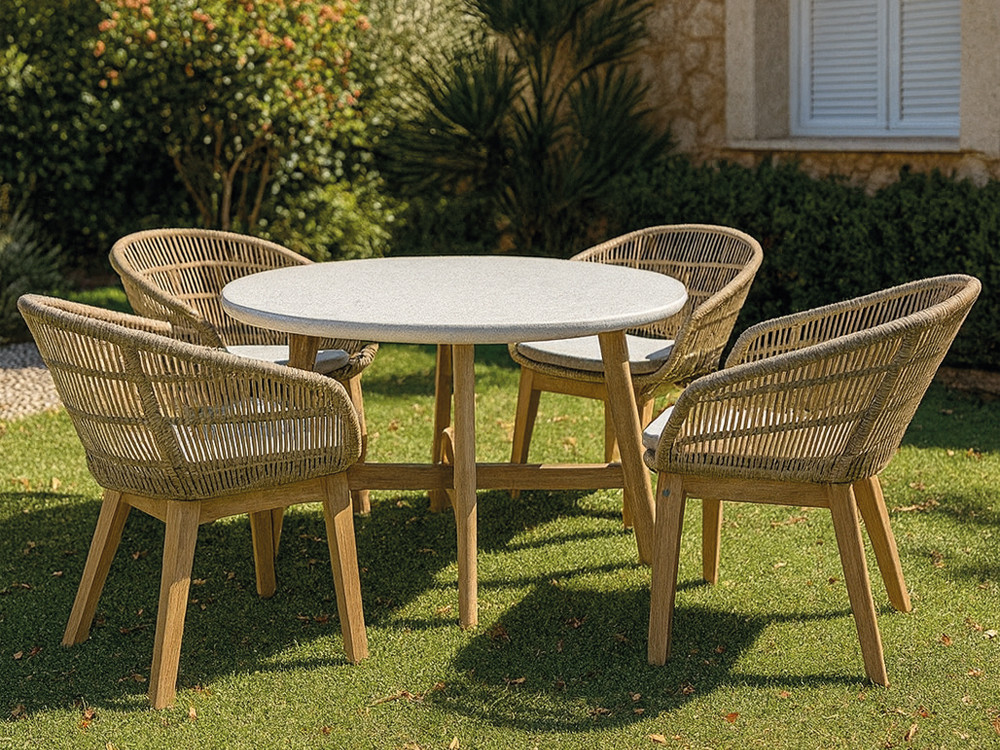 Mesa redonda Polinesia