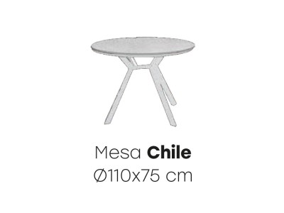 Mesa para exterior Chile Majestic