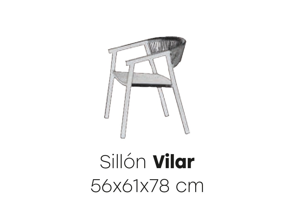 Silla apilable Vilar
