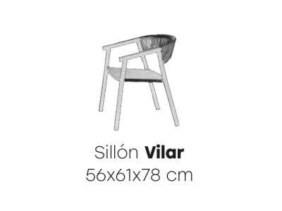 Silla de comedor Vilar Majestic