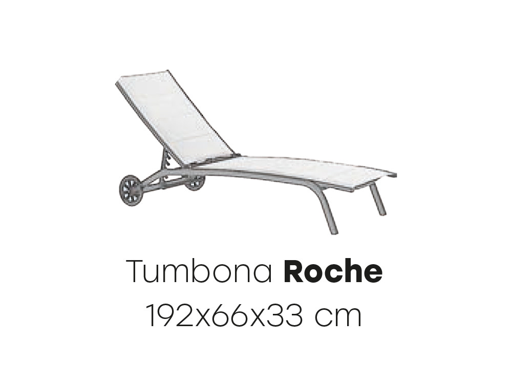 Tumbona apilable Roche