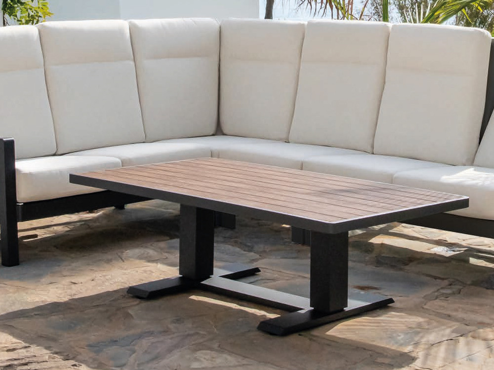 Mesa elevable exterior Milán