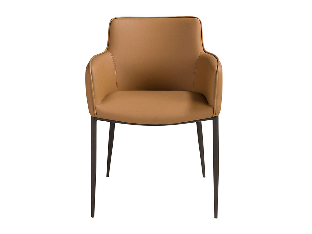 Confortable asiento de espuma de poliuretano de líneas envolventes, silla 4177 Ángel Cerdá