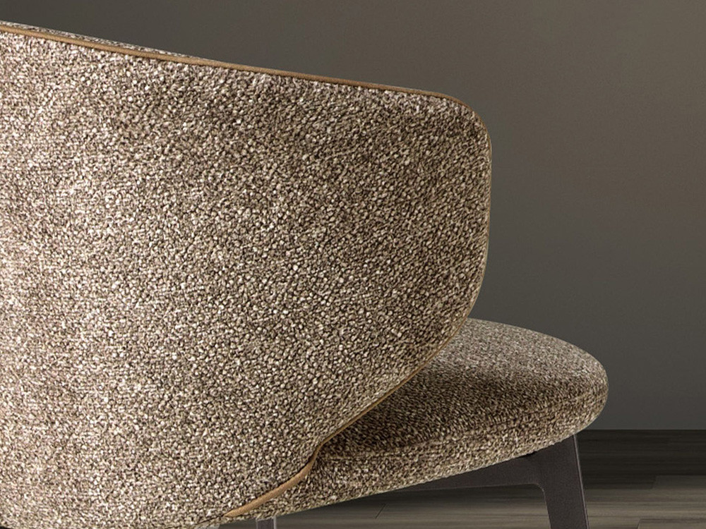 Detalle del tapizado de la silla 4240 de Ángel Cerdá