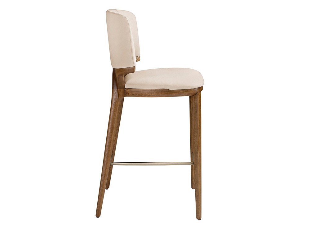 Estructura de madera color nogal, taburete alto 4208 Ángel Cerdá