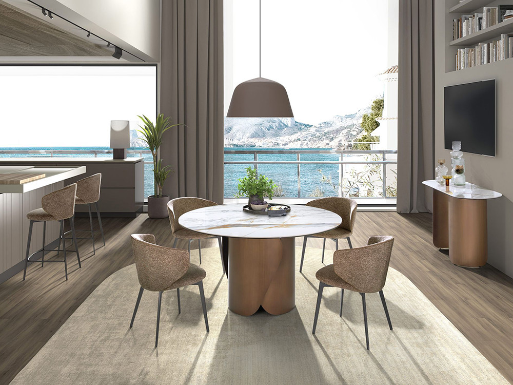 Combina la mesa 1182 con otras piezas de la colección de comedor de Ángel Cerdá