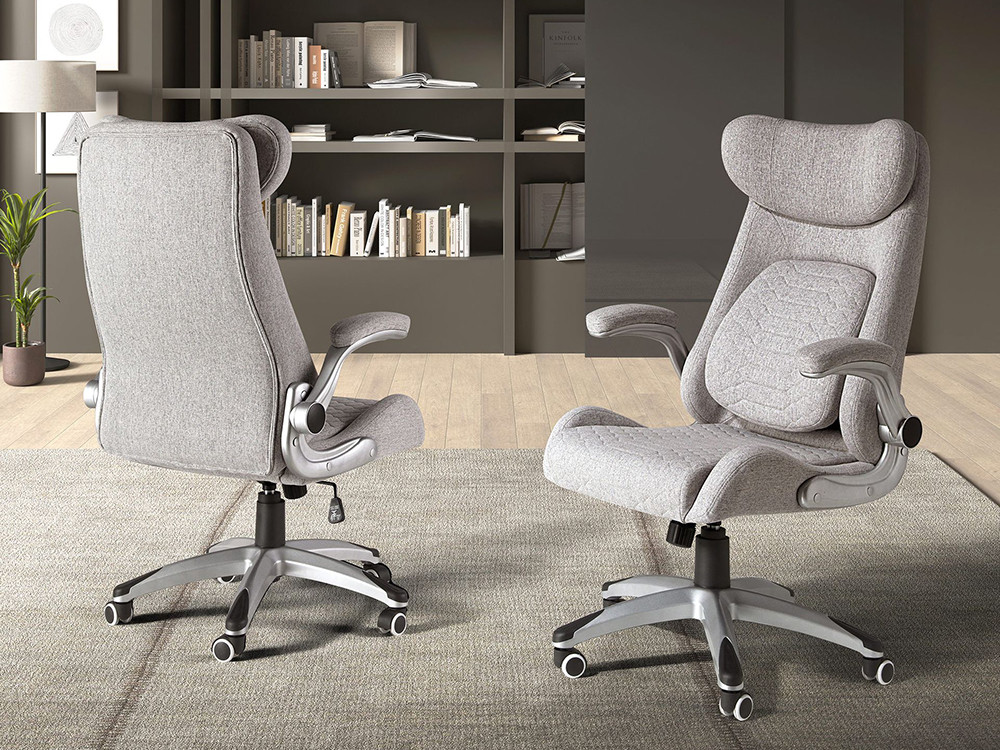 Tapizado en tejido gris, sillón 4224 de Ángel Cerdá