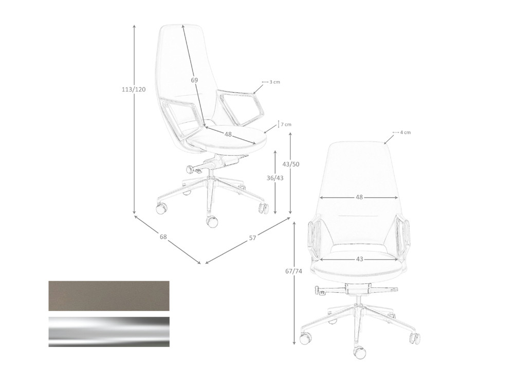 Medidas del sillón 4217 de Ángel Cerdá