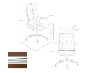 Medidas del sillón 4211 de Ángel Cerdá
