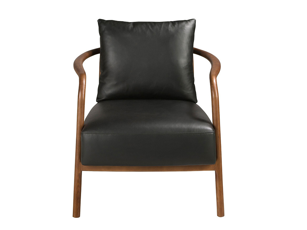 Tapizado en piel natural de origen vacuno, sillón 5178 de Ángel Cerdá