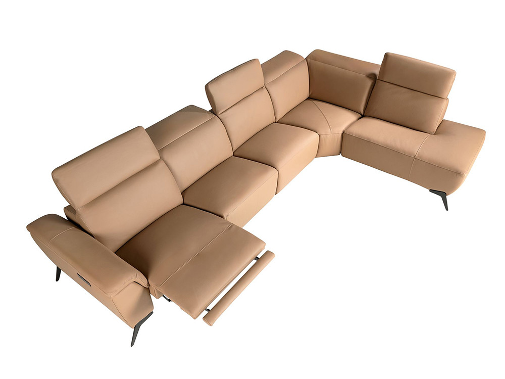 Sofá rincón 6280 o 9281 con sistema relax eléctrico de Ángel cerdá