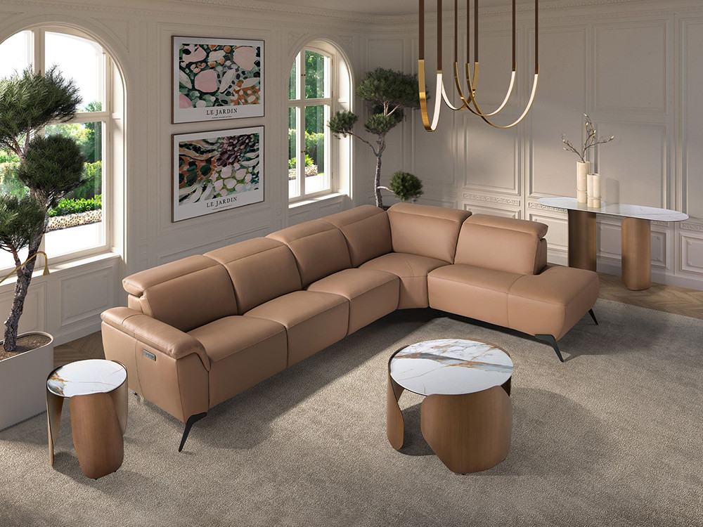 Sofá rincón terminal con mecanismo relax 6280 / 6281 de Ángel Cerdá