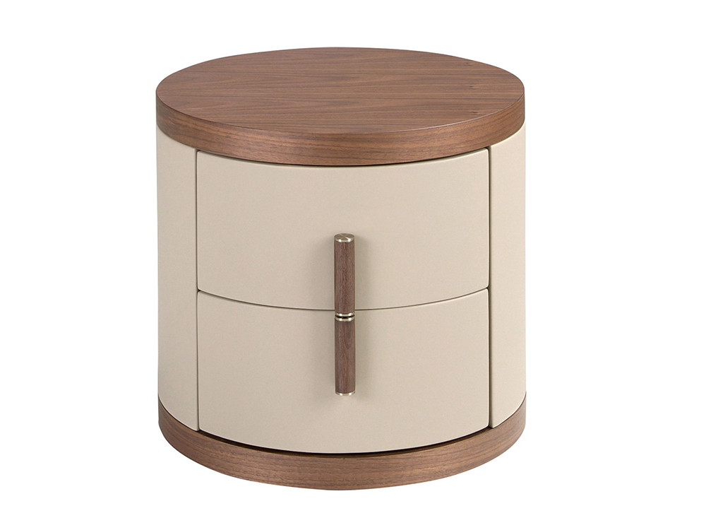 Con dos práctico cajones de cierre suave, mesita 7219 de Ángel cerdá