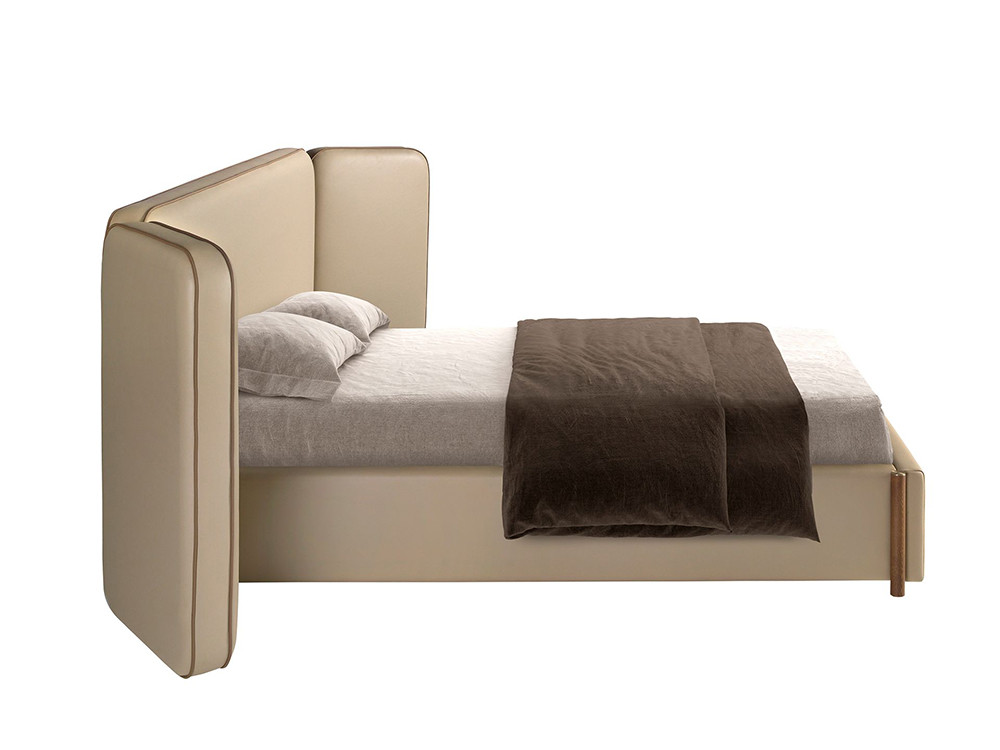 Diseño y materiales nobles en la estructura de cama de Ángel cerdá 7218