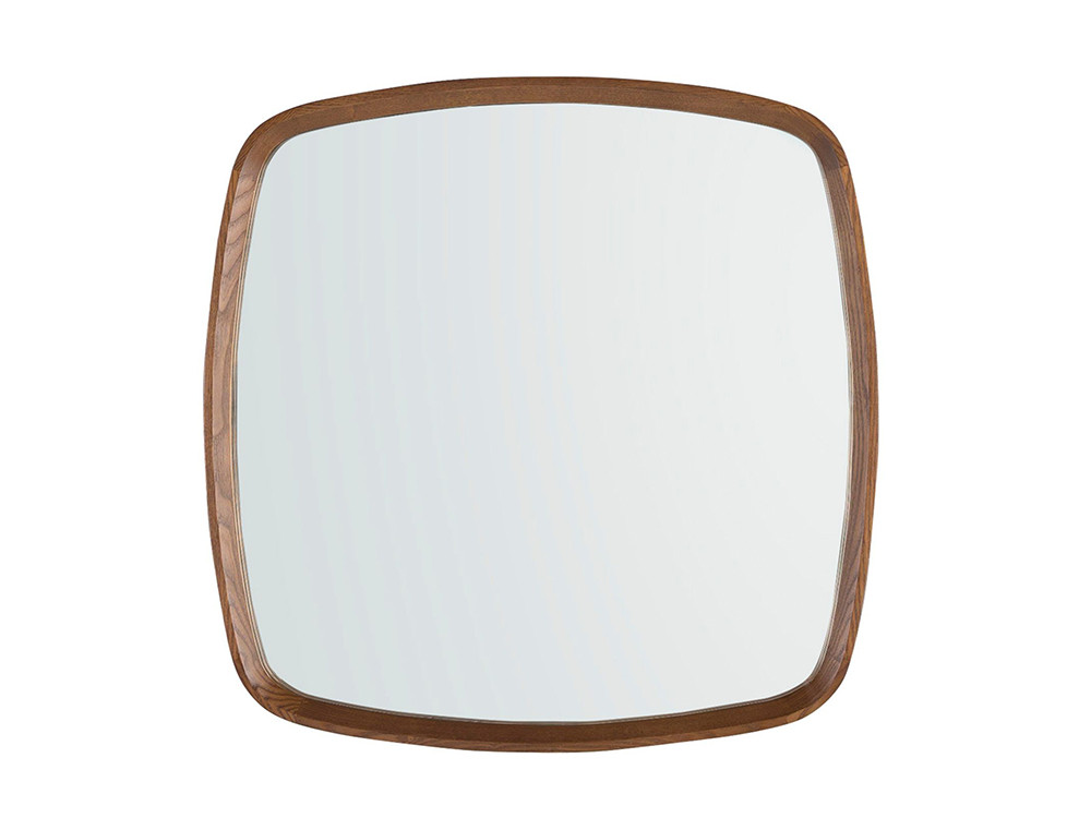 Espejo con marco de madera en color nogal 3285 de Ángel Cerdá